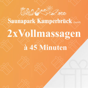 Gutschein für 2 Vollmassagen im Saunapark Kamperbrück
