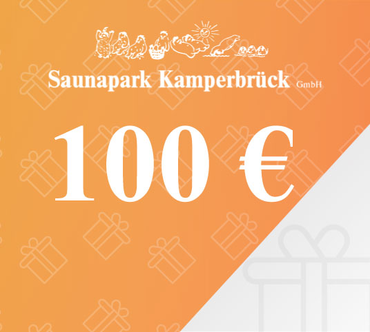 Gutschein über 100 Euro für den Saunapark Kamperbrück