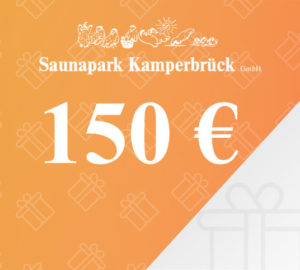 Gutschein über 150 Euro für den Saunapark Kamperbrück