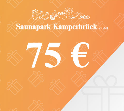 Gutschein über 75 Euro für den Saunapark Kamperbrück